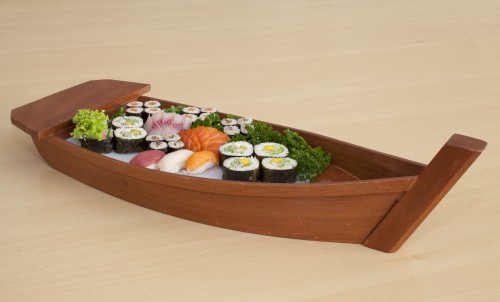 kit 12

5 sashimi de tilápia
5 sashimi de salmão
8 futomaki (california roll)
8 hossomaki de salmão 
8 hossomaki de shiitake 
1 niguiri de peixe branco 
1 niguiri de salmão
1 niguiri de atum